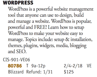 WordPress Workshop 318 Edwards