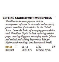Colorado Mtn College WordPress Class