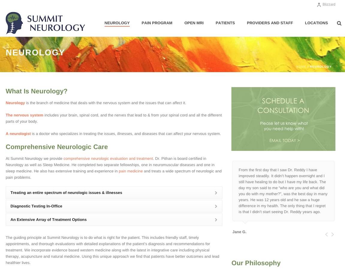 Summit Neurology culture