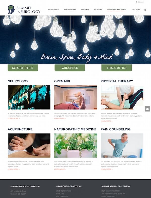 www.summitneuro.com screenshot